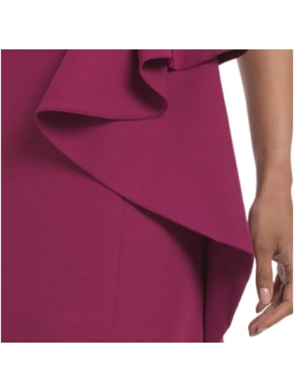 RENE BY RENE RUIZ Strapless Cascading Ruffle Embellished Gown - Picture 5 of 5